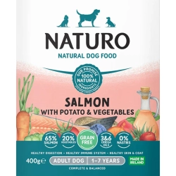 Naturo Grain Free Łosoś tacka 400g